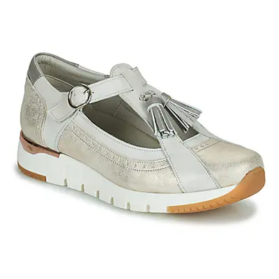 Dorking JAZZ women's Shoes (Trainers) in Silver