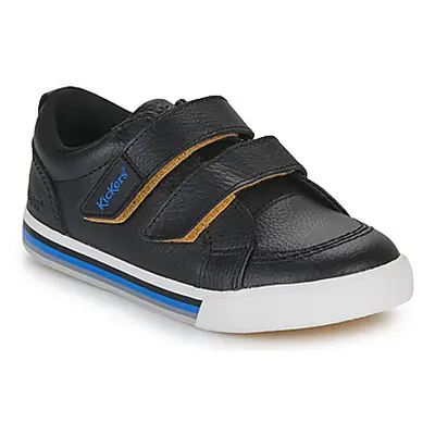 Kickers TOVNI DOUBLE girls's Children's Shoes (Trainers) in Black