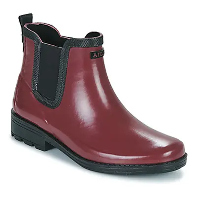 Aigle CARVILLE women's Wellington Boots in Bordeaux