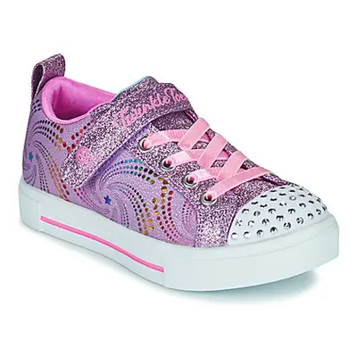 Skechers SPARKLE RAYZ girls's Children's Shoes (Trainers) in Purple