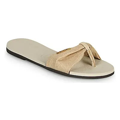 Havaianas YOU ST TROPEZ SHINE women's Flip flops / Sandals (Shoes) in Beige