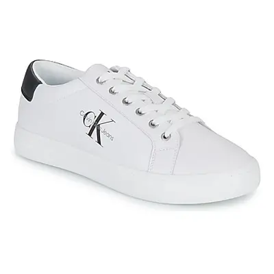 Calvin Klein Jeans CLASSIC CUPSOLE LACEUP LOW LTH men's Shoes (Trainers) in White