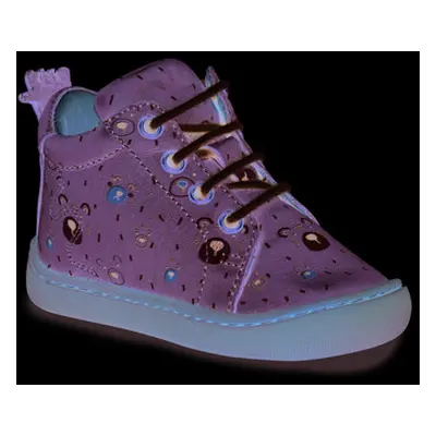 Easy Peasy MY DEBOO LACET+ boys's Children's Shoes (High-top Trainers) in Green