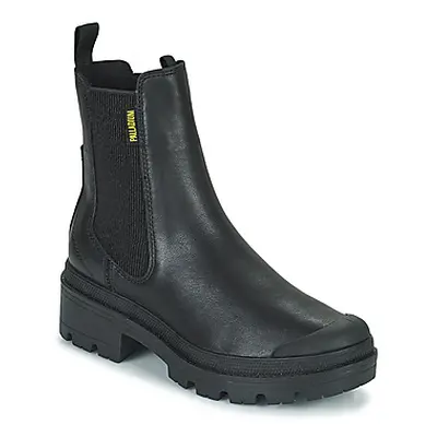 Palladium PALLABASE CHELSEA LTH women's Mid Boots in Black