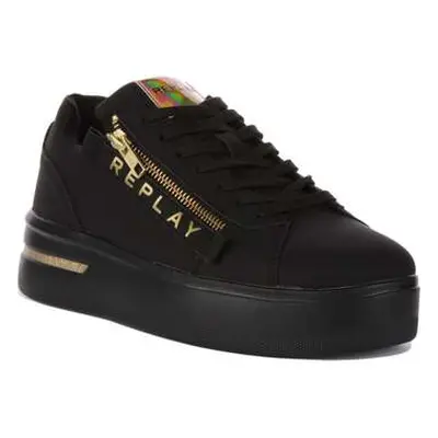 Replay University Zip women's Trainers in Black