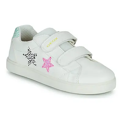 Geox J KATHE GIRL girls's Children's Shoes (Trainers) in White