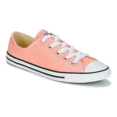 Converse Chuck Taylor All Star Dainty Ox Canvas Color women's Shoes (Trainers) in Pink