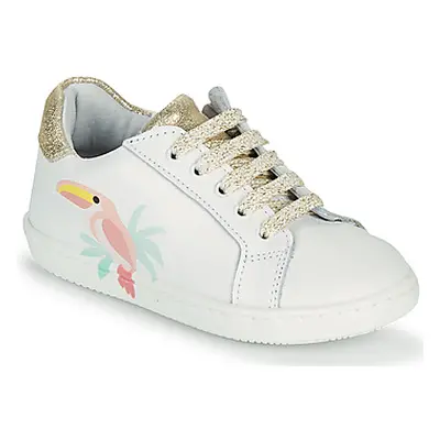 GBB EDONIA girls's Children's Shoes (Trainers) in White