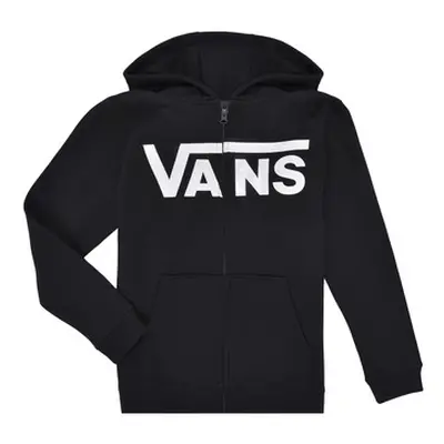 Vans Vans Classic II FZ boys's Children's sweatshirt in Black