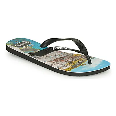 Havaianas TOP PHOTOPRINT men's Flip flops / Sandals (Shoes) in Multicolour