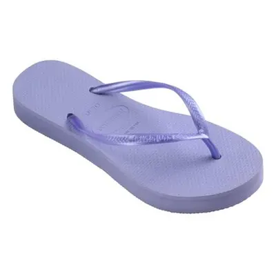 Havaianas SLIM FLATFORM women's Flip flops / Sandals (Shoes) in Purple