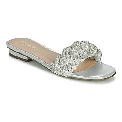 Menbur NIX women's Mules / Casual Shoes in Silver