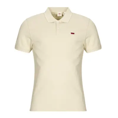 Levis SLIM HOUSEMARK POLO men's Polo shirt in Beige