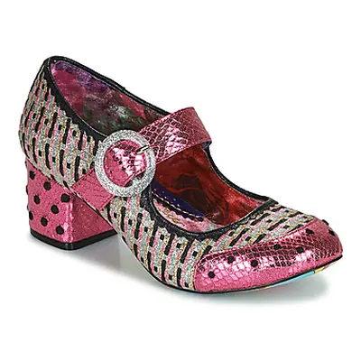 Irregular Choice BUCKLE UP women's Court Shoes in Pink