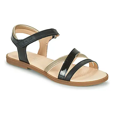 Geox SANDAL KARLY GIRL girls's Children's Sandals in Black