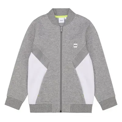 BOSS J25G80 boys's Children's sweatshirt in Grey