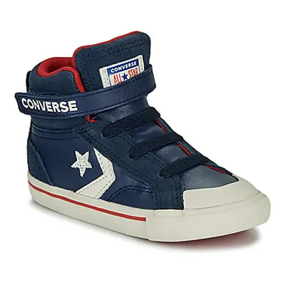 Converse PRO BLAZE STRAP - HI girls's Children's Shoes (High-top Trainers) in Blue