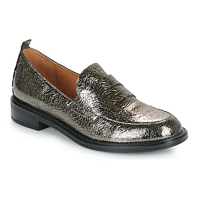 Mam'Zelle BAXI women's Loafers / Casual Shoes in Silver