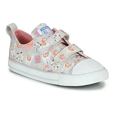 Converse CHUCK TAYLOR ALL STAR 2V LLAMA - OX girls's Children's Shoes (Trainers) in Grey