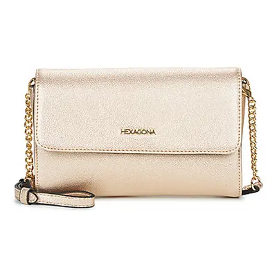 Hexagona MARY women's Shoulder Bag in Gold