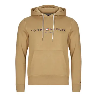 Tommy Hilfiger TOMMY LOGO HOODY men's Sweatshirt in Beige