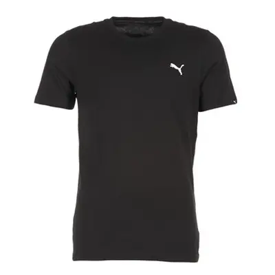 Puma ESS TEE men's T shirt in Black