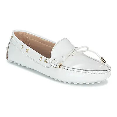 JB Martin CAPRICE women's Loafers / Casual Shoes in White