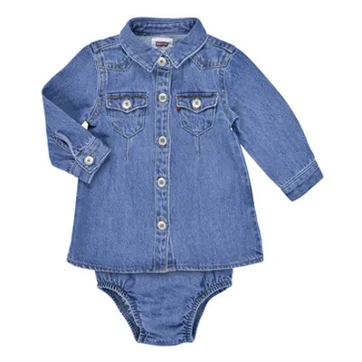 Levis LVG OUT WEST DENIM DRESS girls's Children's dress in Blue