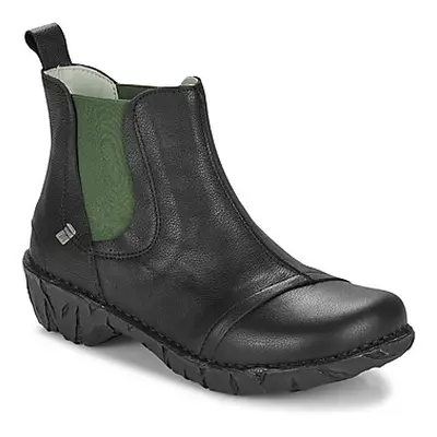 El Naturalista YGGDRASIL women's Mid Boots in Black