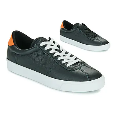 Superga 2843 CLUB S COMFORT LEATHER men's Shoes (Trainers) in Black