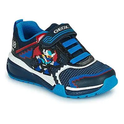 Geox J BAYONYC BOY A boys's Children's Shoes (Trainers) in Blue