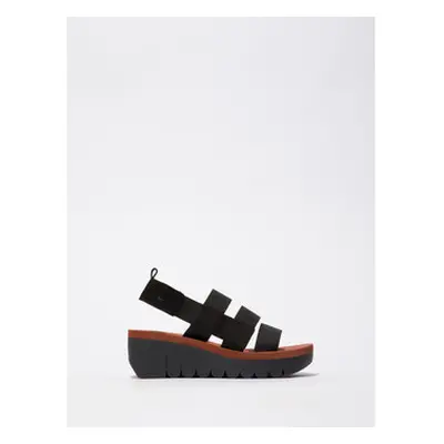 Fly London YERE women's Sandals in Black