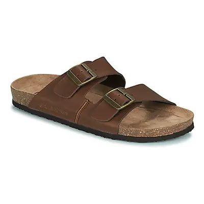 Jack & Jones JFWCROXTON LEATHER men's Mules / Casual Shoes in Brown