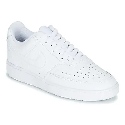 Nike COURT VISION LOW women's Shoes (Trainers) in White