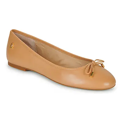 Lauren Ralph Lauren JAYNA-FLATS-CASUAL women's Shoes (Pumps / Ballerinas) in Beige