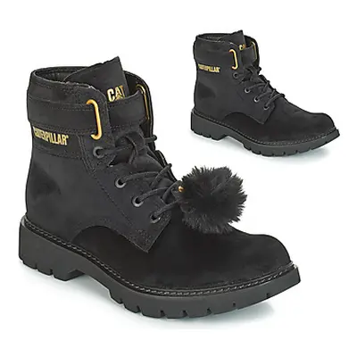 Caterpillar CONVERSION VELVET women's Low Ankle Boots in Black