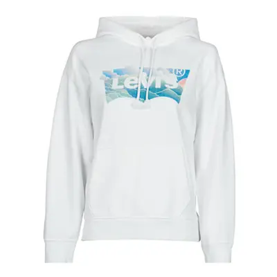 Levis GRAPHIC STANDARD HOODIE women's Sweatshirt in White