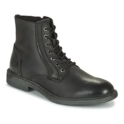 Jack & Jones JFW KARL LEATHER BOOT men's Mid Boots in Black