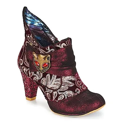 Irregular Choice Miaow women's Low Ankle Boots in Red