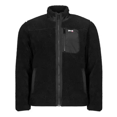 Schott SW WADE 1 men's Fleece jacket in Black