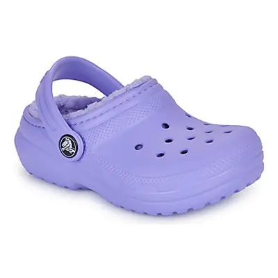 Crocs Classic Lined Clog T girls's Children's Clogs (Shoes) in Purple