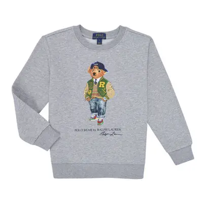 Polo Ralph Lauren LSCNM4-KNIT SHIRTS-SWEATSHIRT girls's Children's Sweatshirt in Grey