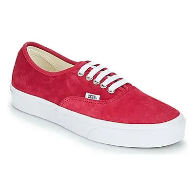 Vans AUTHENTIC men's Shoes (Trainers) in Red