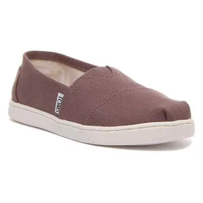 Toms Classic Youth boys's Trainers in Brown