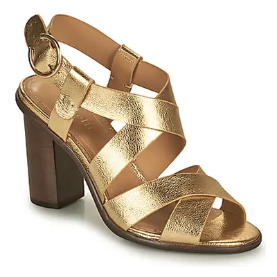 Maison Minelli THIYA women's Sandals in Gold