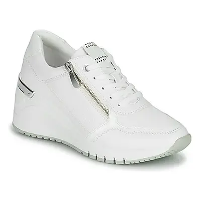 Marco Tozzi JULLIA women's Shoes (Trainers) in White