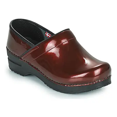 Sanita PROF women's Clogs (Shoes) in Bordeaux