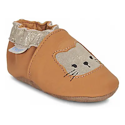 Robeez WILD KITTEN girls's Children's Slippers in Brown