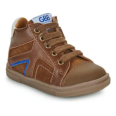 GBB PABLO boys's Children's Shoes (High-top Trainers) in Brown