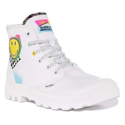 Palladium Pampa X Smiley 1990 men's Boots in White